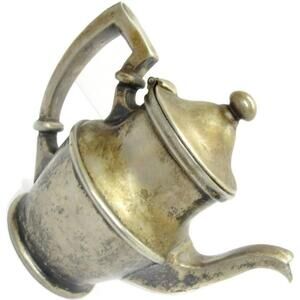 Fort Pitt Hotel International Silver Co Silver Soldered Tea Pot w/ Hinged Lid